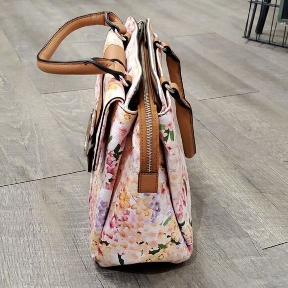 Dana Buchman Floral Bag Handbag Shoulder Purse Tote Satchel WOMEN'S WOMAN'S - Picture 4 of 12